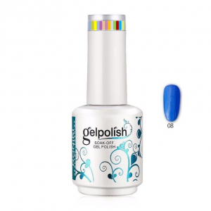 Roniki Gel Polish 15ml Vivid Blue 08 - Ημιμόνιμο Βερνίκι Νυχιών