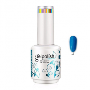 Roniki Gel Polish 15ml Vivid Blue 12 - Ημιμόνιμο Βερνίκι Νυχιών