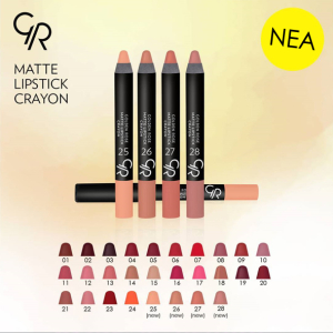 Gοlden Rose - Matte Lipstick Crayon